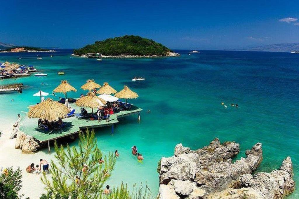 Hotel Moscopole Ksamil Exteriér fotografie